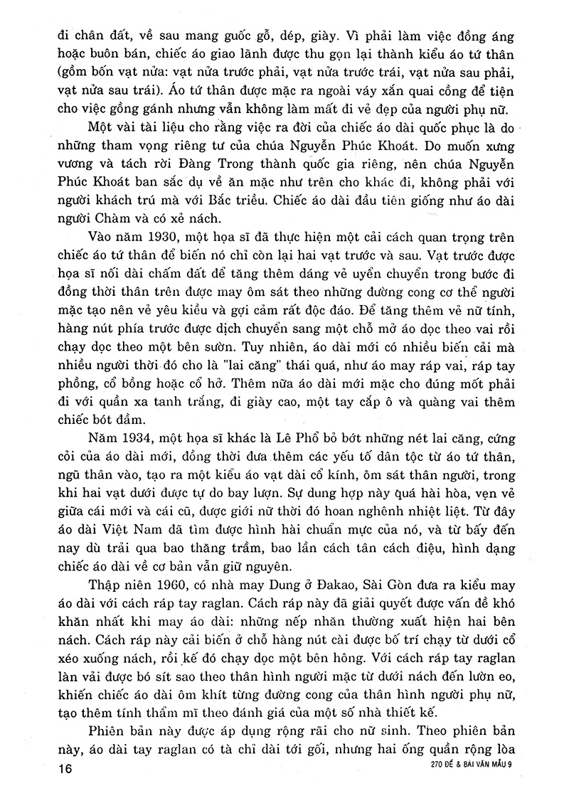 270 đề và văn mẫu 9