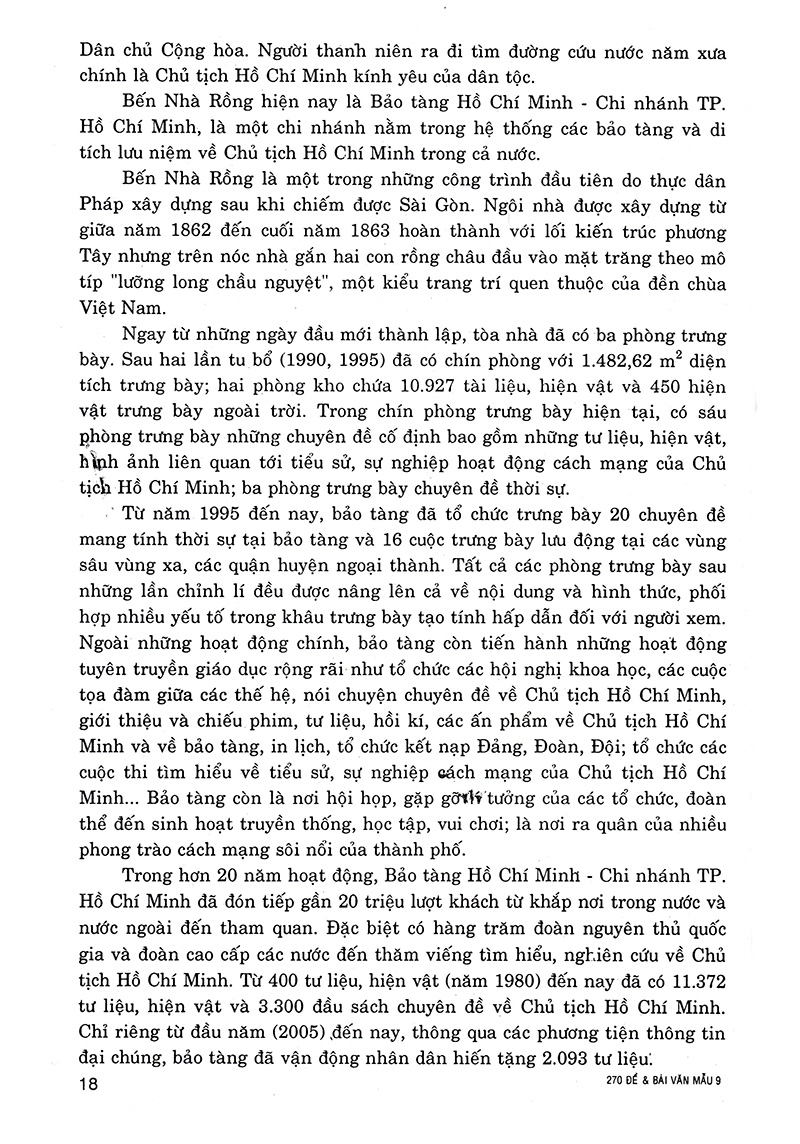 270 đề và văn mẫu 9