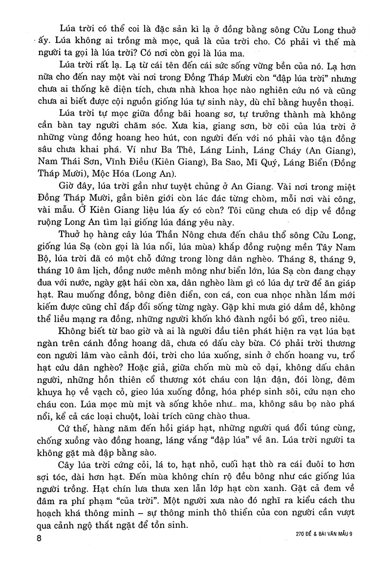 270 đề và văn mẫu 9