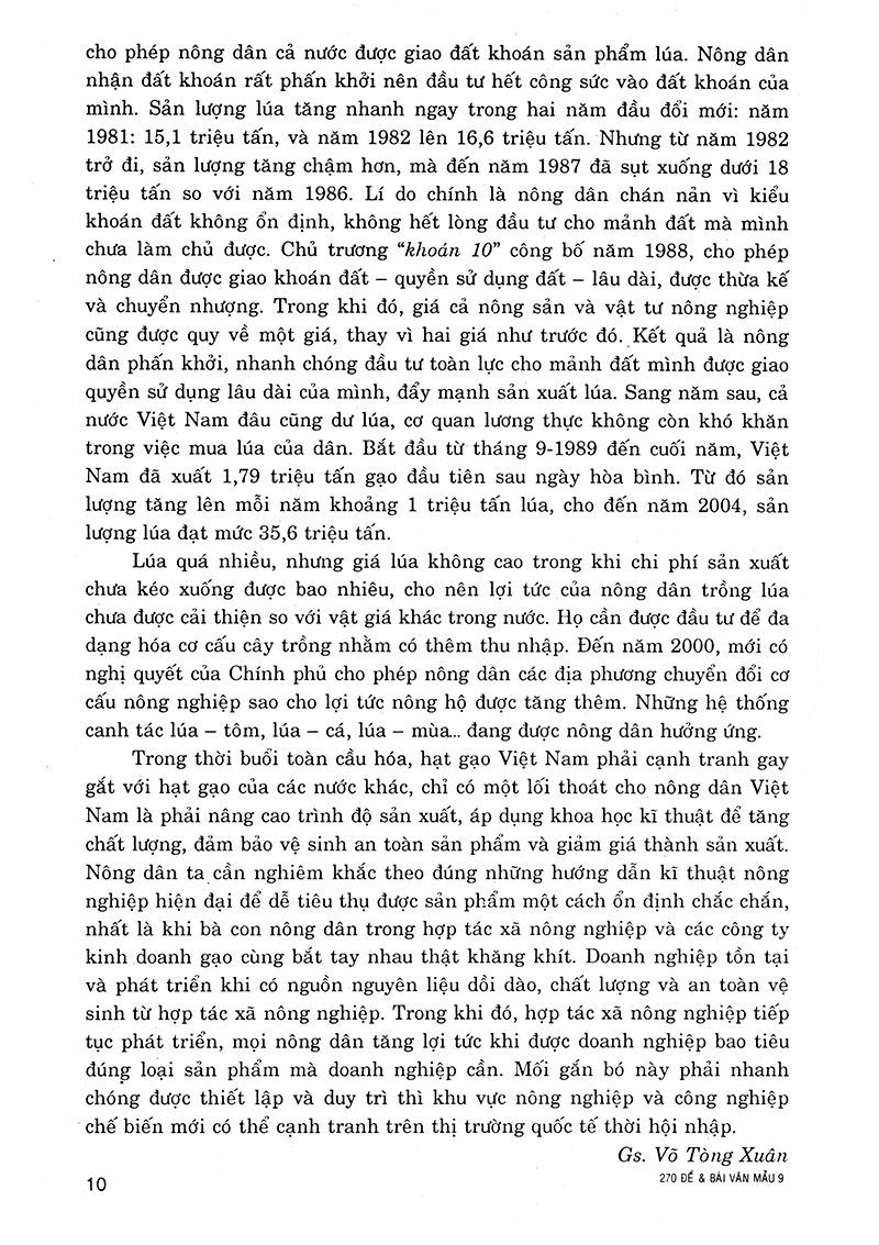 270 đề và văn mẫu 9