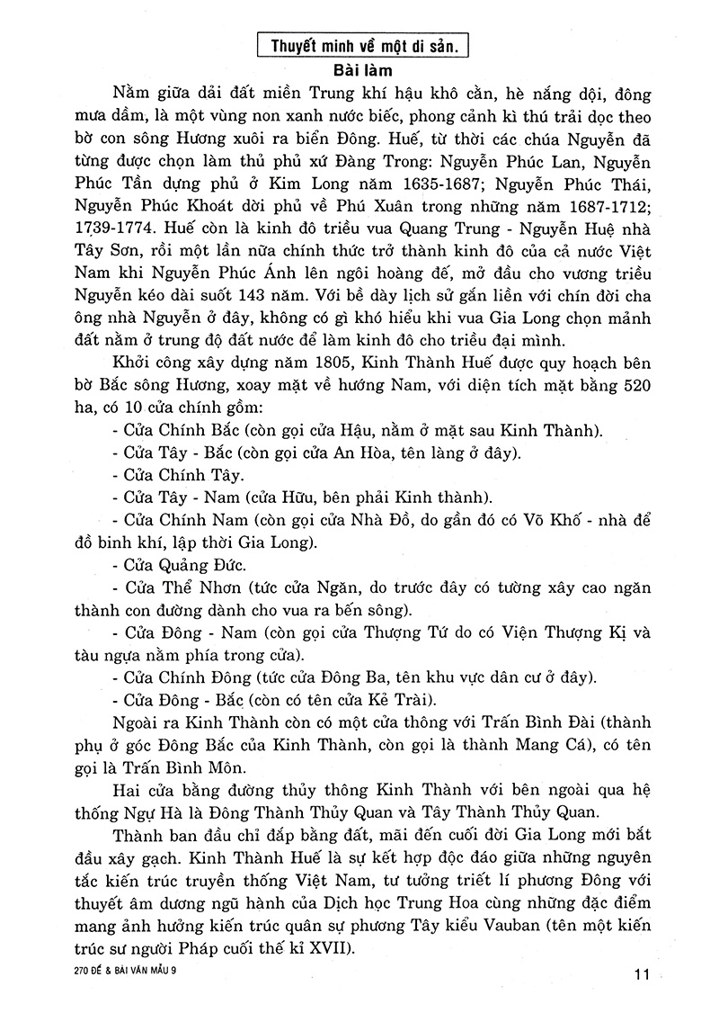 270 đề và văn mẫu 9