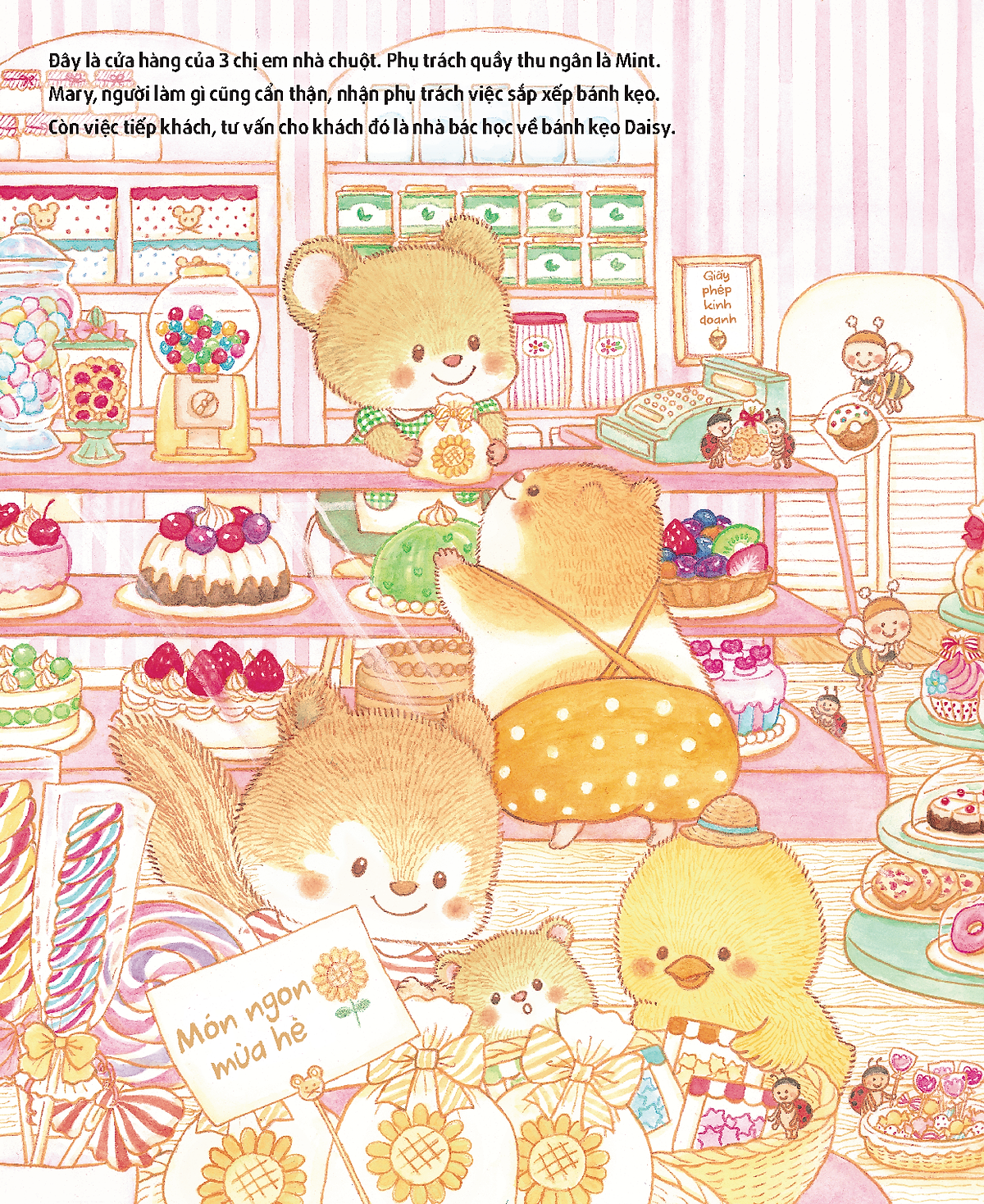 3 bạn chuột và bí mật của cửa hàng bánh kẹo