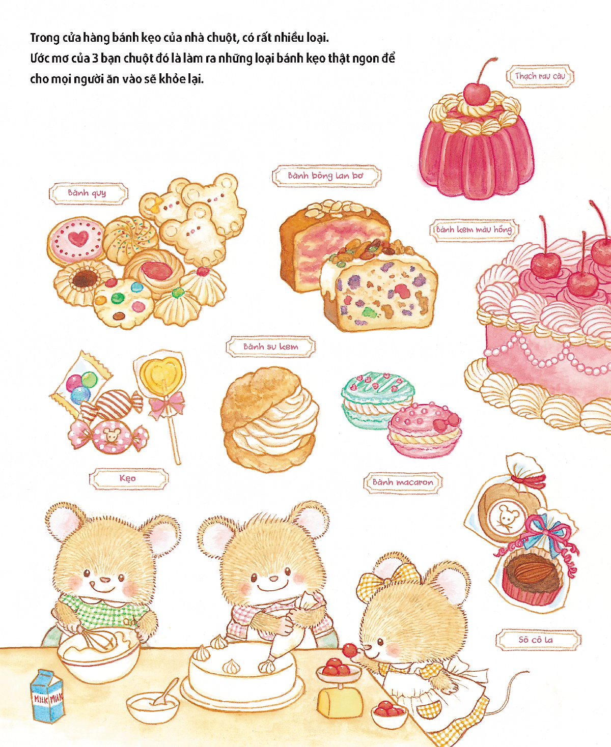 3 bạn chuột và bí mật của cửa hàng bánh kẹo