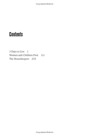 3 days to live: three thrillers. three victims.