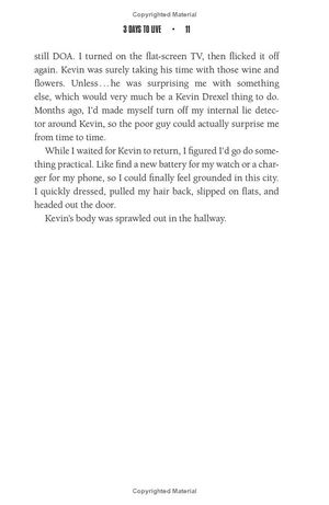 3 days to live: three thrillers. three victims.