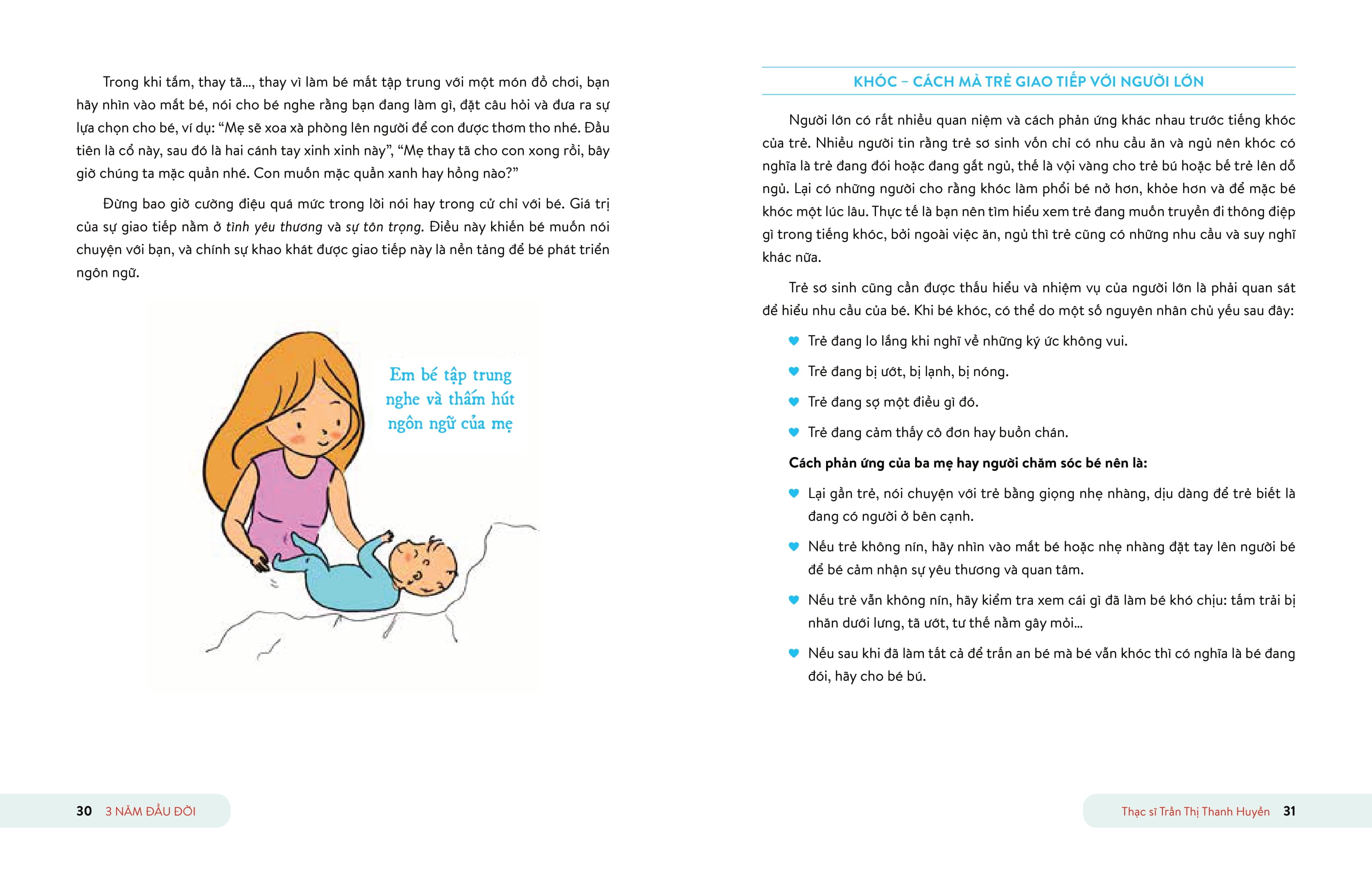 3 năm đầu đời - trải nghiệm mỗi ngày tuyệt với bên con