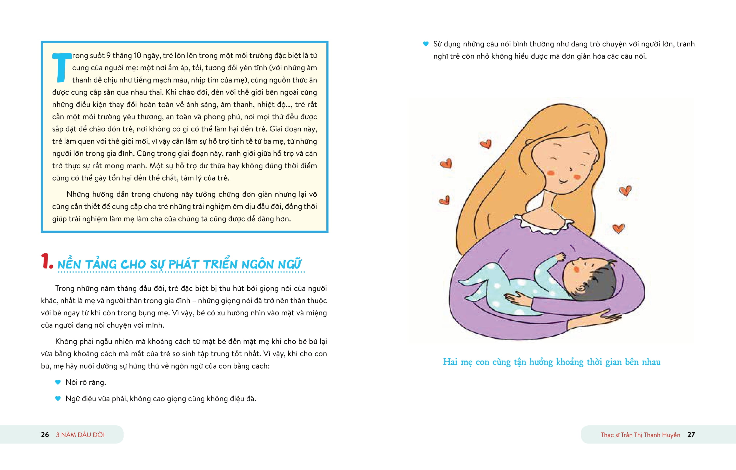 3 năm đầu đời - trải nghiệm mỗi ngày tuyệt với bên con
