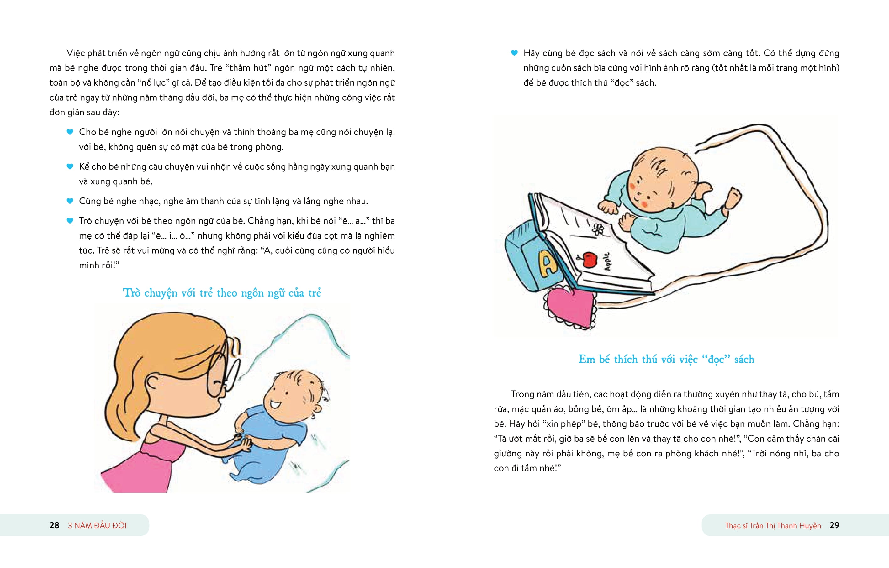 3 năm đầu đời - trải nghiệm mỗi ngày tuyệt với bên con