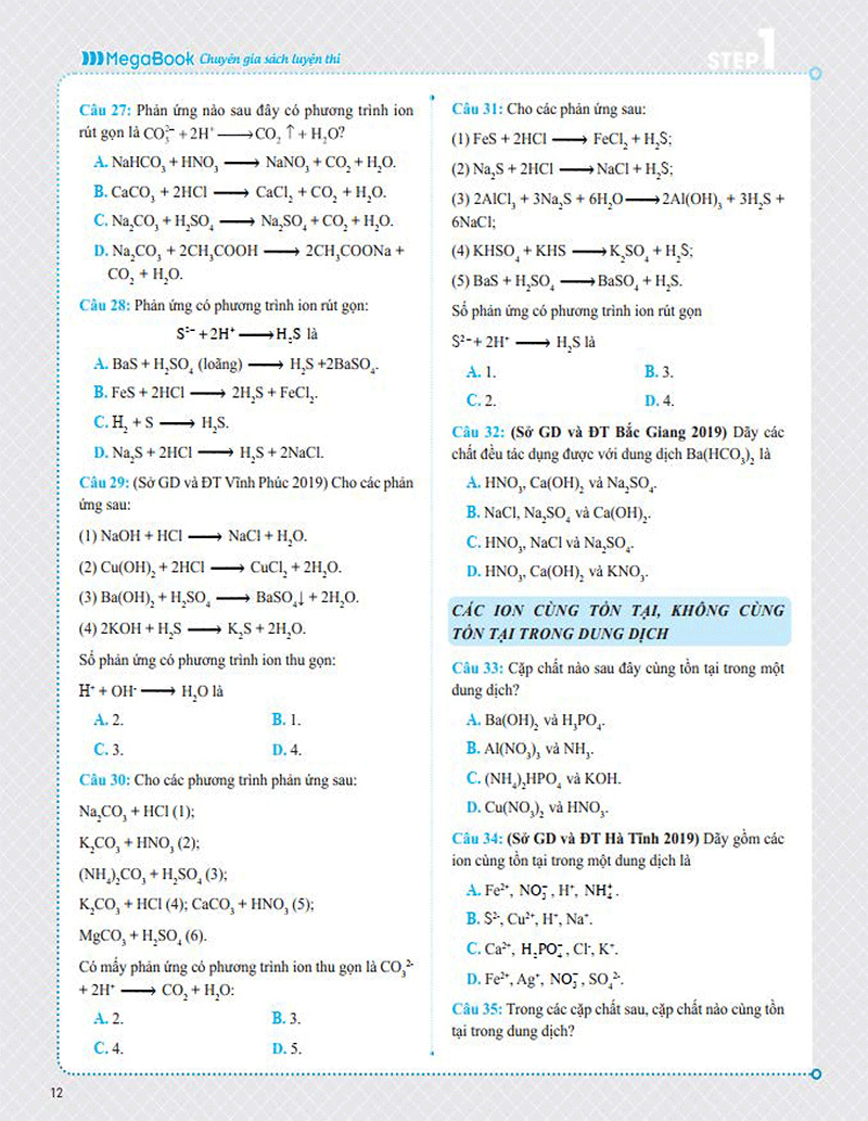 3 step - tiết lộ bí quyết 3 bước đạt điểm 8+ hóa học