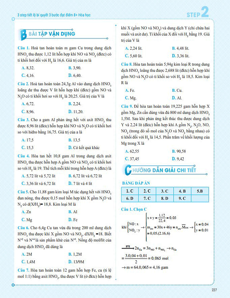 3 step - tiết lộ bí quyết 3 bước đạt điểm 8+ hóa học
