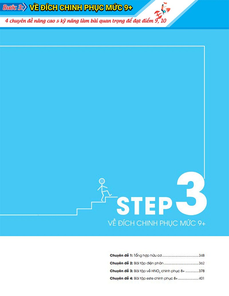 3 step - tiết lộ bí quyết 3 bước đạt điểm 8+ hóa học
