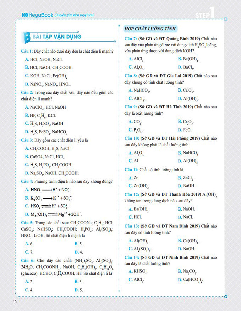 3 step - tiết lộ bí quyết 3 bước đạt điểm 8+ hóa học