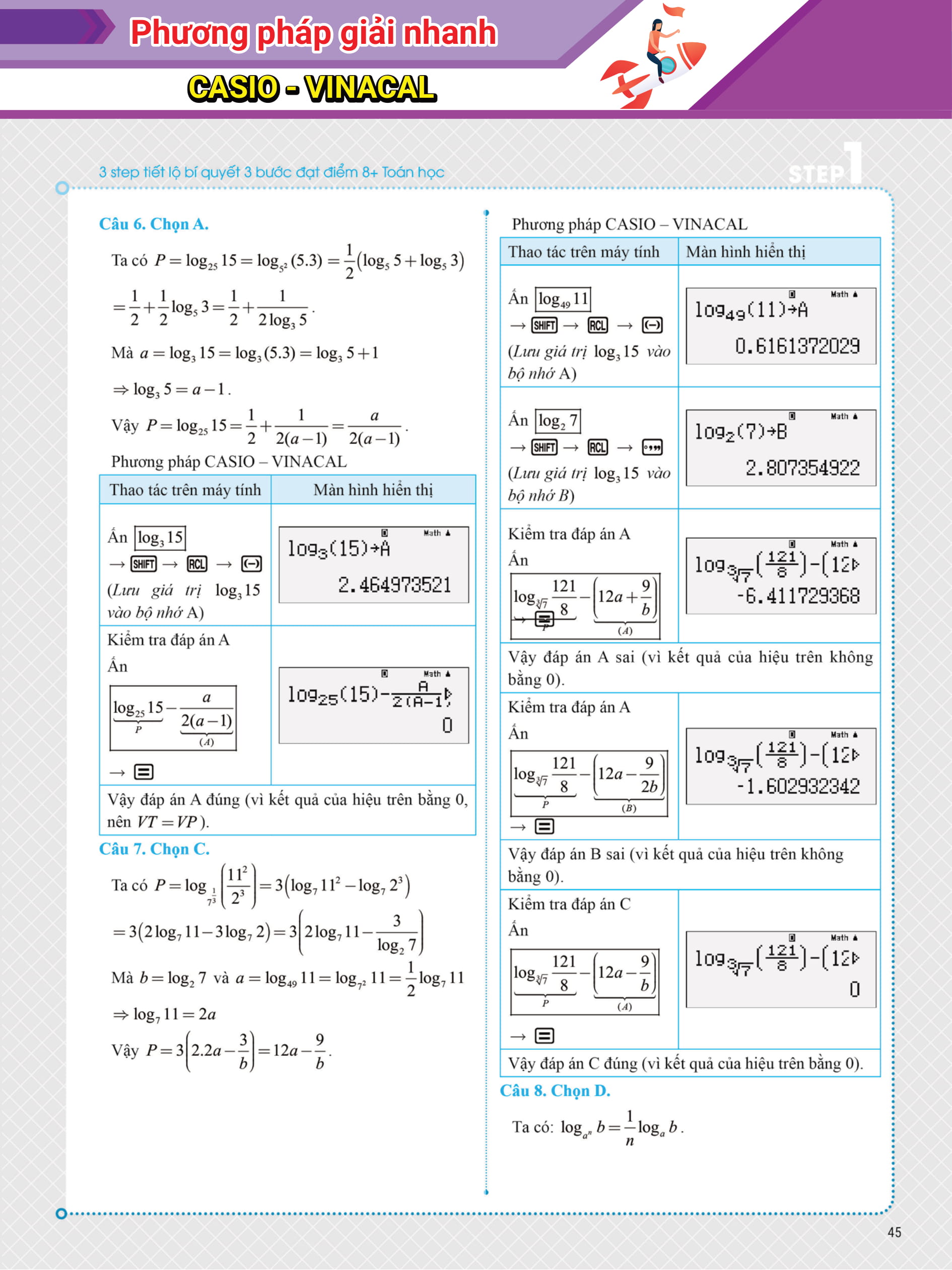 3 step - tiết lộ bí quyết 3 bước đạt điểm 8+ toán học