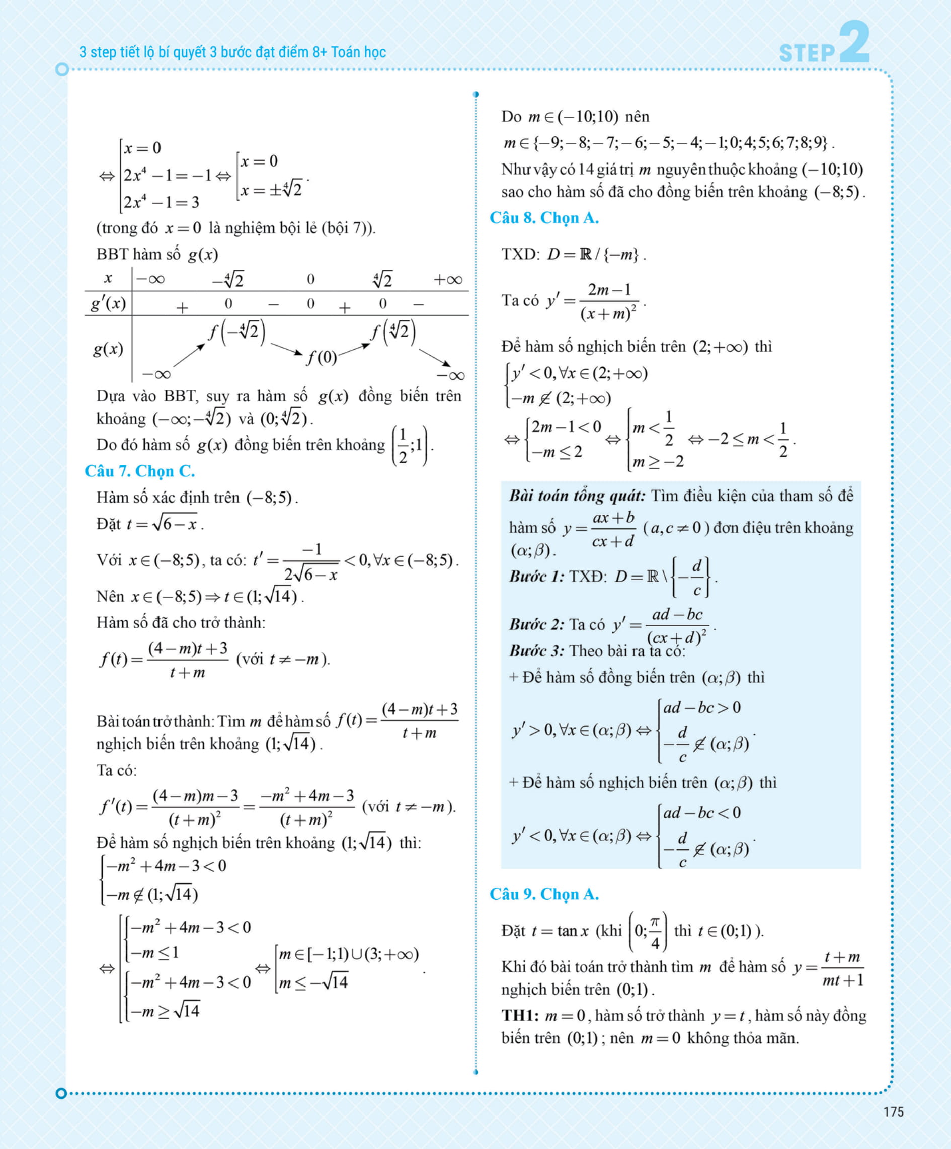 3 step - tiết lộ bí quyết 3 bước đạt điểm 8+ toán học