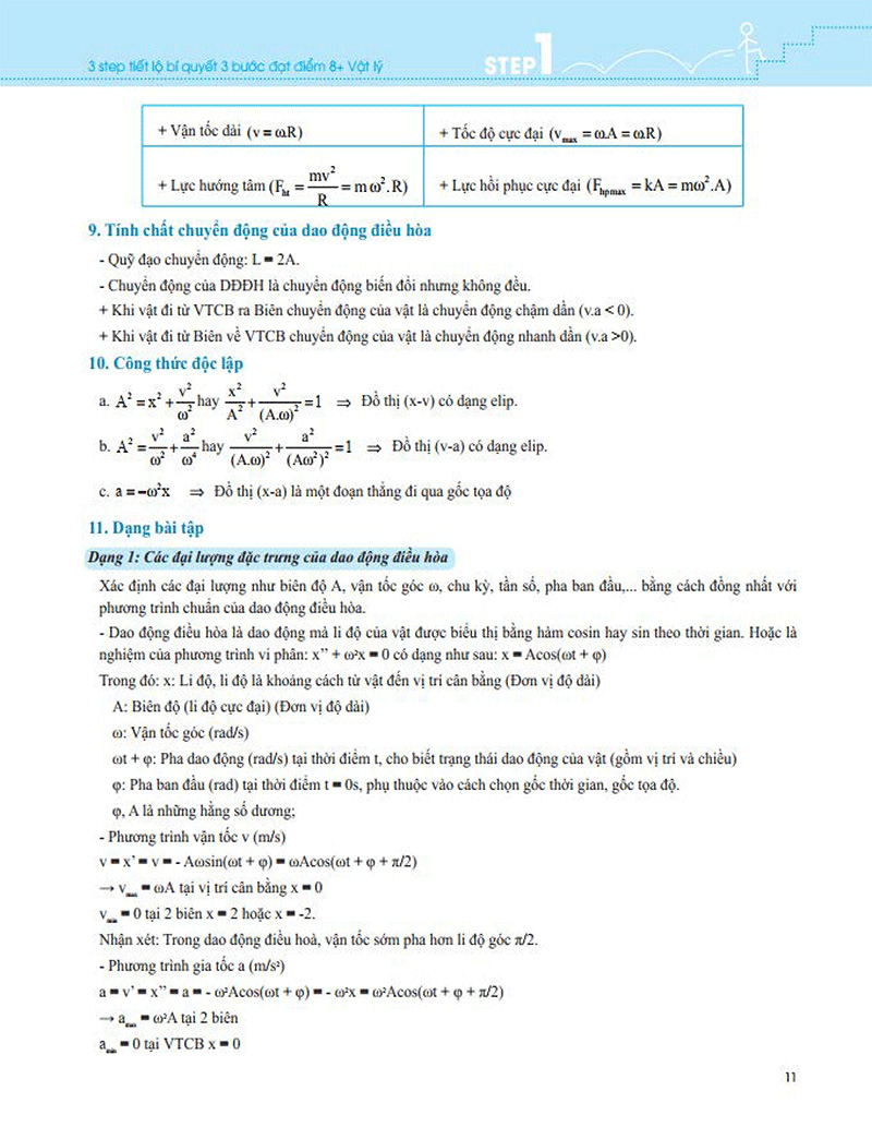 3 step - tiết lộ bí quyết 3 bước đạt điểm 8+ vật lý