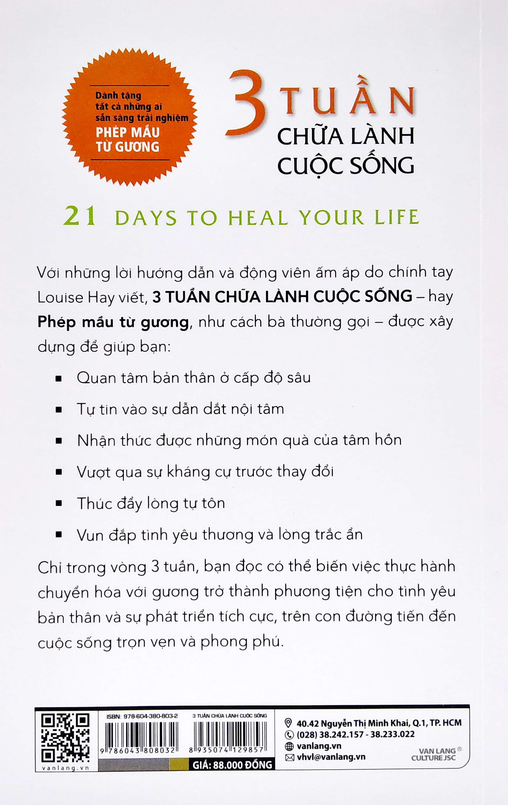 3 tuần chữa lành cuộc sống