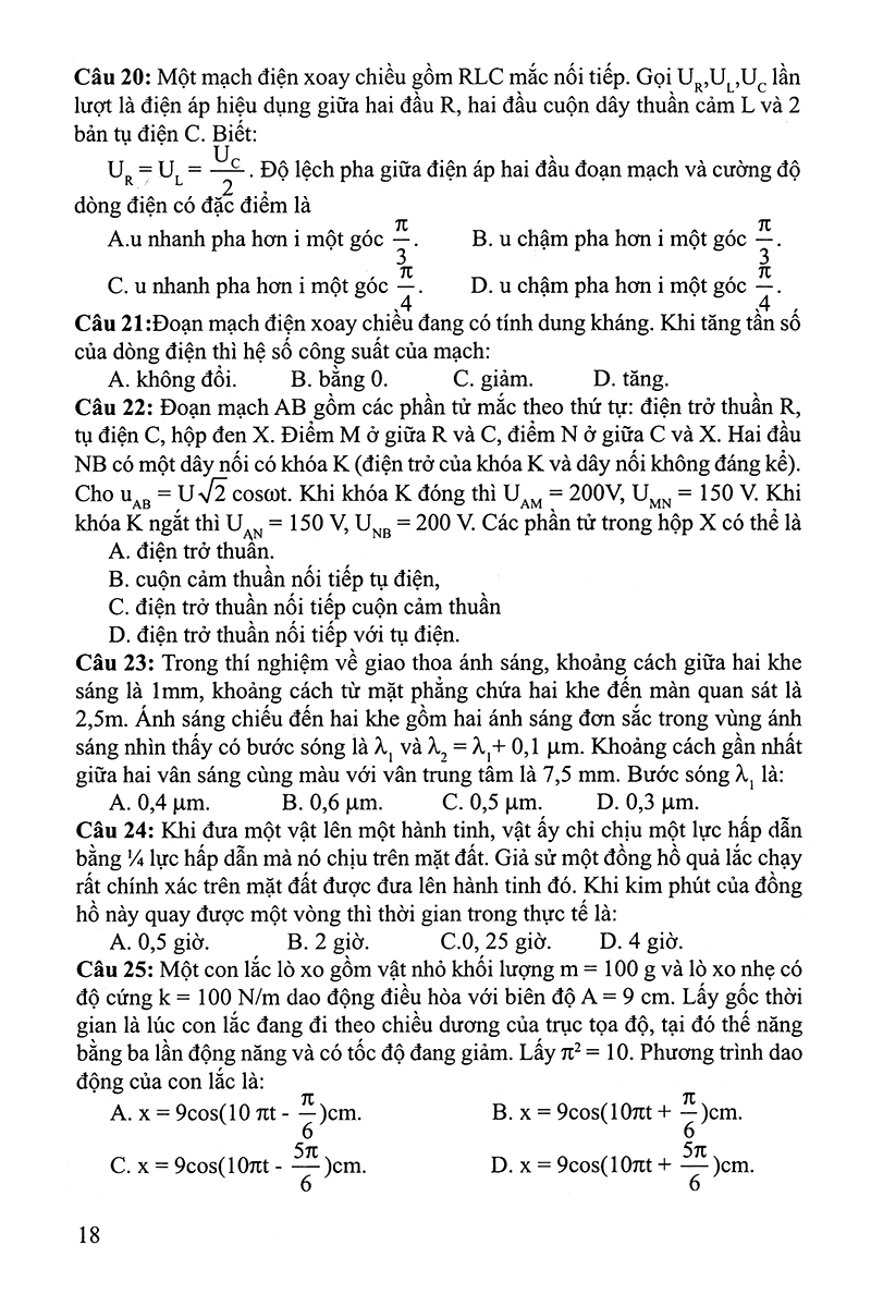 30 bộ đề trắc nghiệm luyện thi thpt quốc gia 2019 - khoa học tự nhiên (vật lí - hóa học - sinh học)