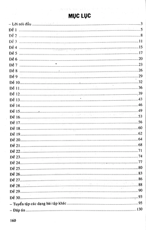 30 bộ đề trắc nghiệm luyện thi vào lớp 10 - môn tiếng anh