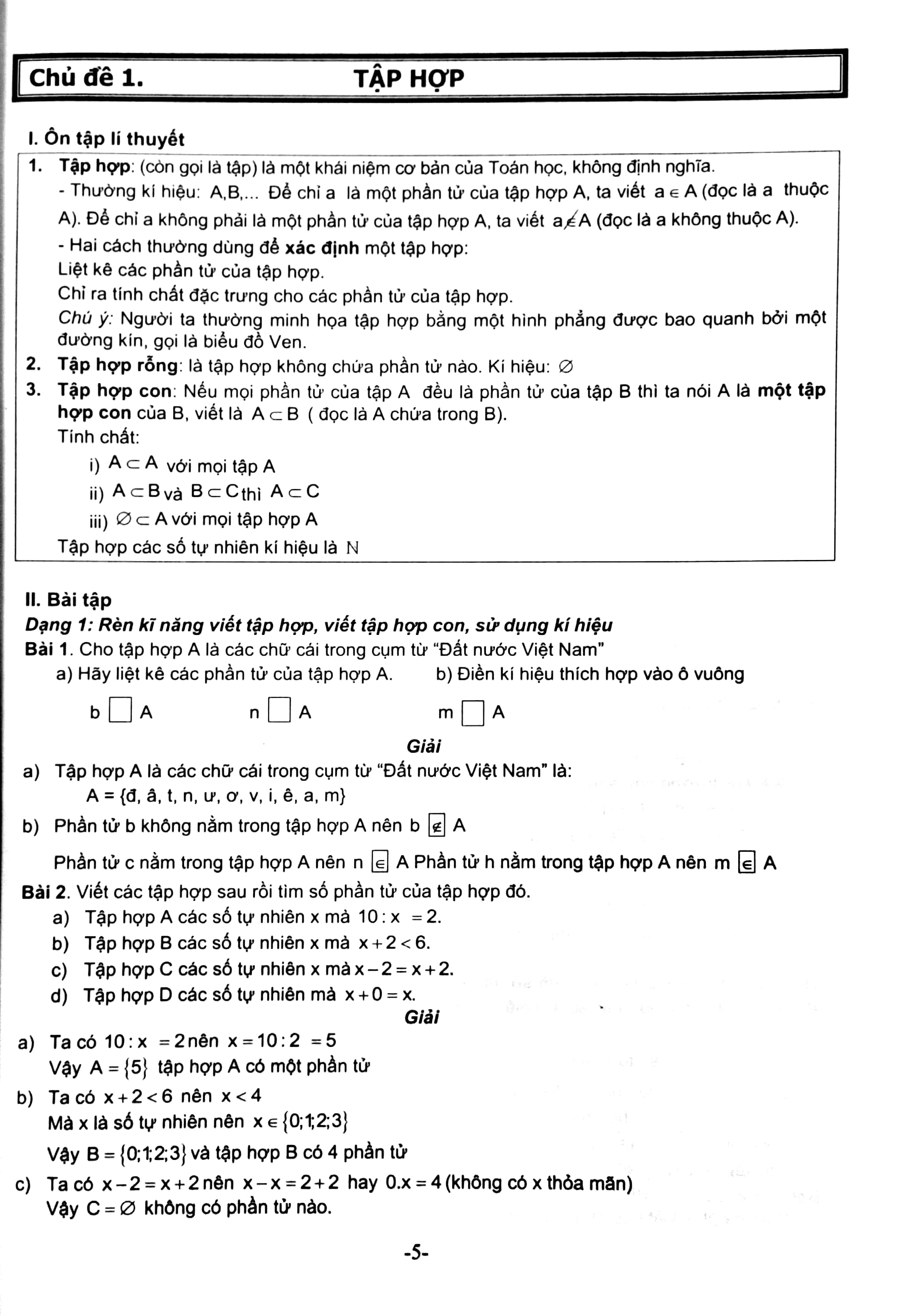 30 chủ đề toán 6 - cơ bản và nâng cao (dùng chung cho 3 bộ sách)