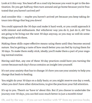 30 days 30 ways to overcome anxiety