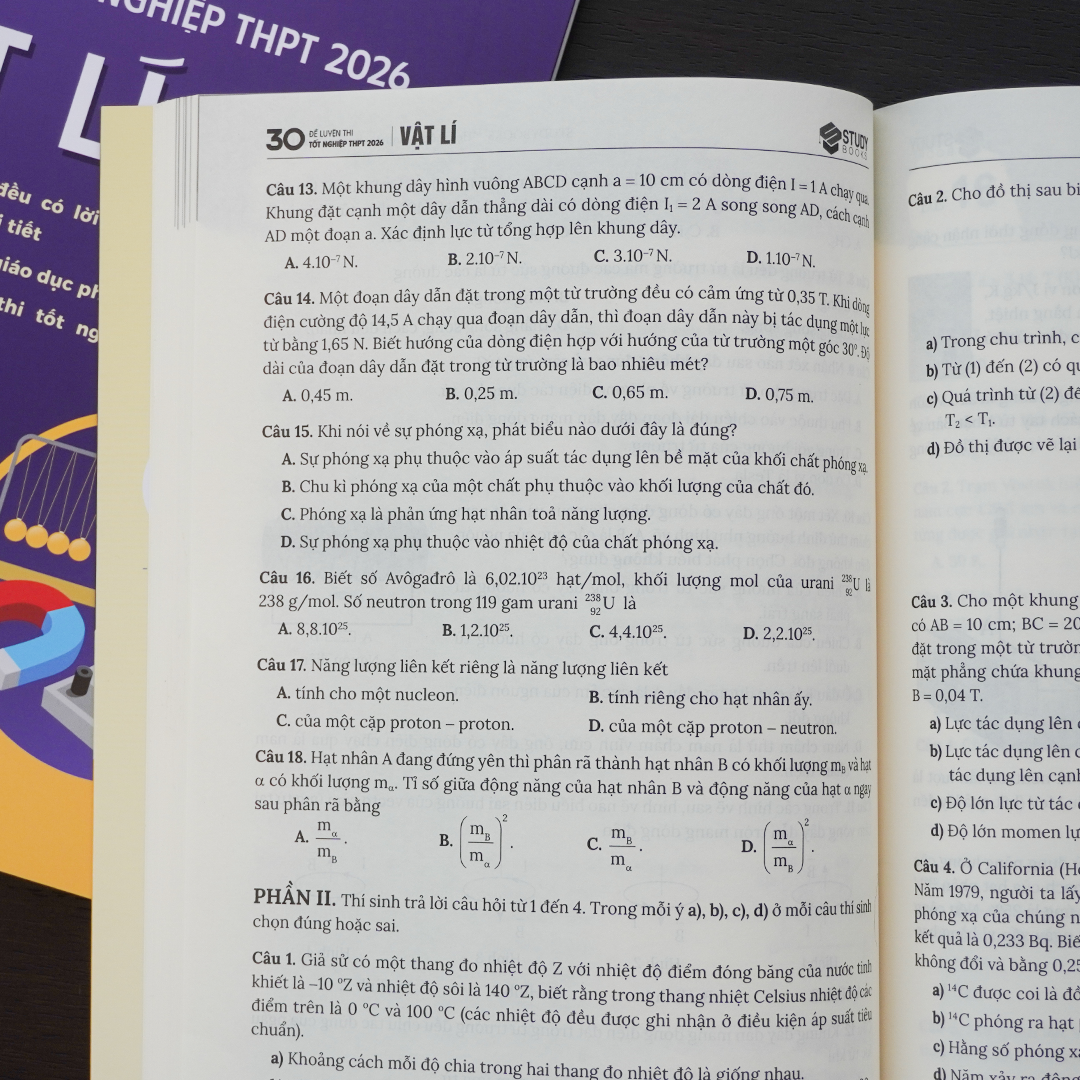 30 De Luyen Thi Tot Nghiep THPT 2026 - Vat Li