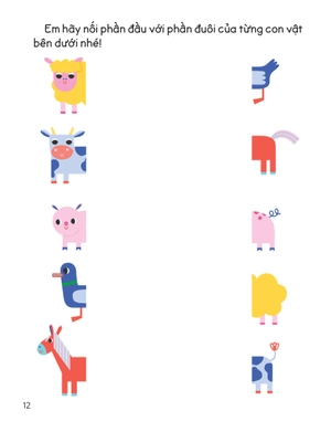 30++ hoạt động rèn luyện kỹ năng tư duy cho trẻ - ghép cặp