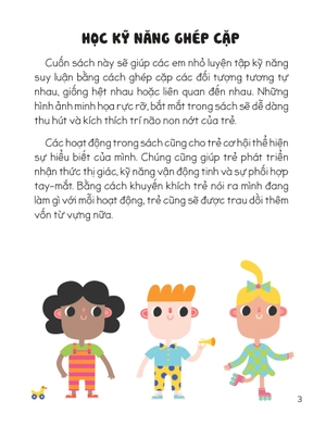 30++ hoạt động rèn luyện kỹ năng tư duy cho trẻ - ghép cặp