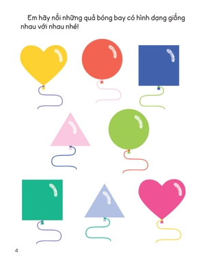 30++ hoạt động rèn luyện kỹ năng tư duy cho trẻ - ghép cặp