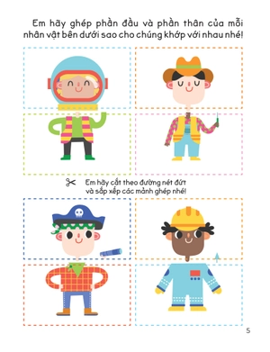 30++ hoạt động rèn luyện kỹ năng tư duy cho trẻ - ghép cặp