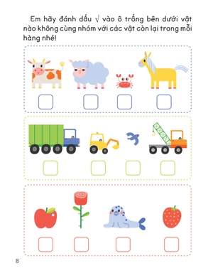 30++ hoạt động rèn luyện kỹ năng tư duy cho trẻ - ghép cặp