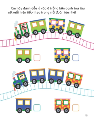 30++ hoạt động rèn luyện kỹ năng tư duy cho trẻ - sắp xếp theo thứ tự