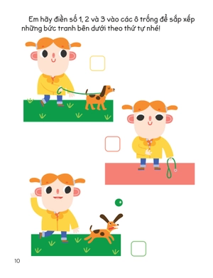 30++ hoạt động rèn luyện kỹ năng tư duy cho trẻ - sắp xếp theo thứ tự