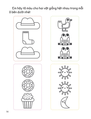 30++ hoạt động rèn luyện kỹ năng tư duy cho trẻ - tìm điểm giống nhau và khác nhau