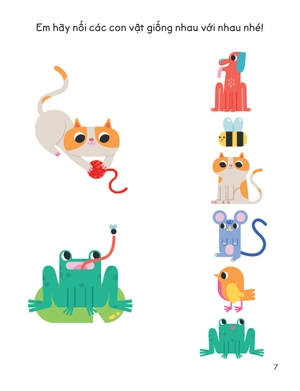 30++ hoạt động rèn luyện kỹ năng tư duy cho trẻ - tìm điểm giống nhau và khác nhau