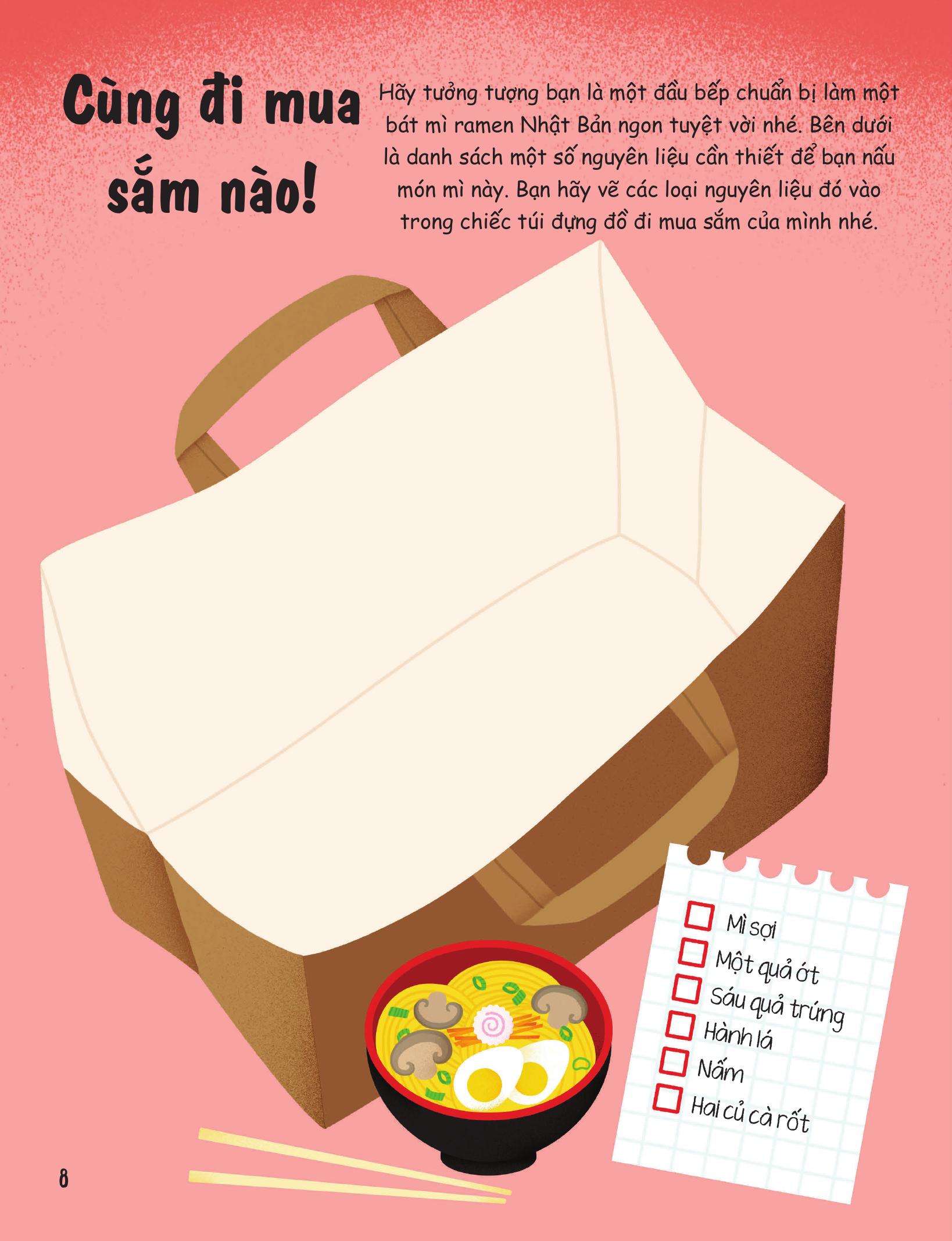 30++ hoạt động viết, vẽ, tô màu, giải đố... theo chủ đề - trò chơi cho trẻ - ở nhà hàng