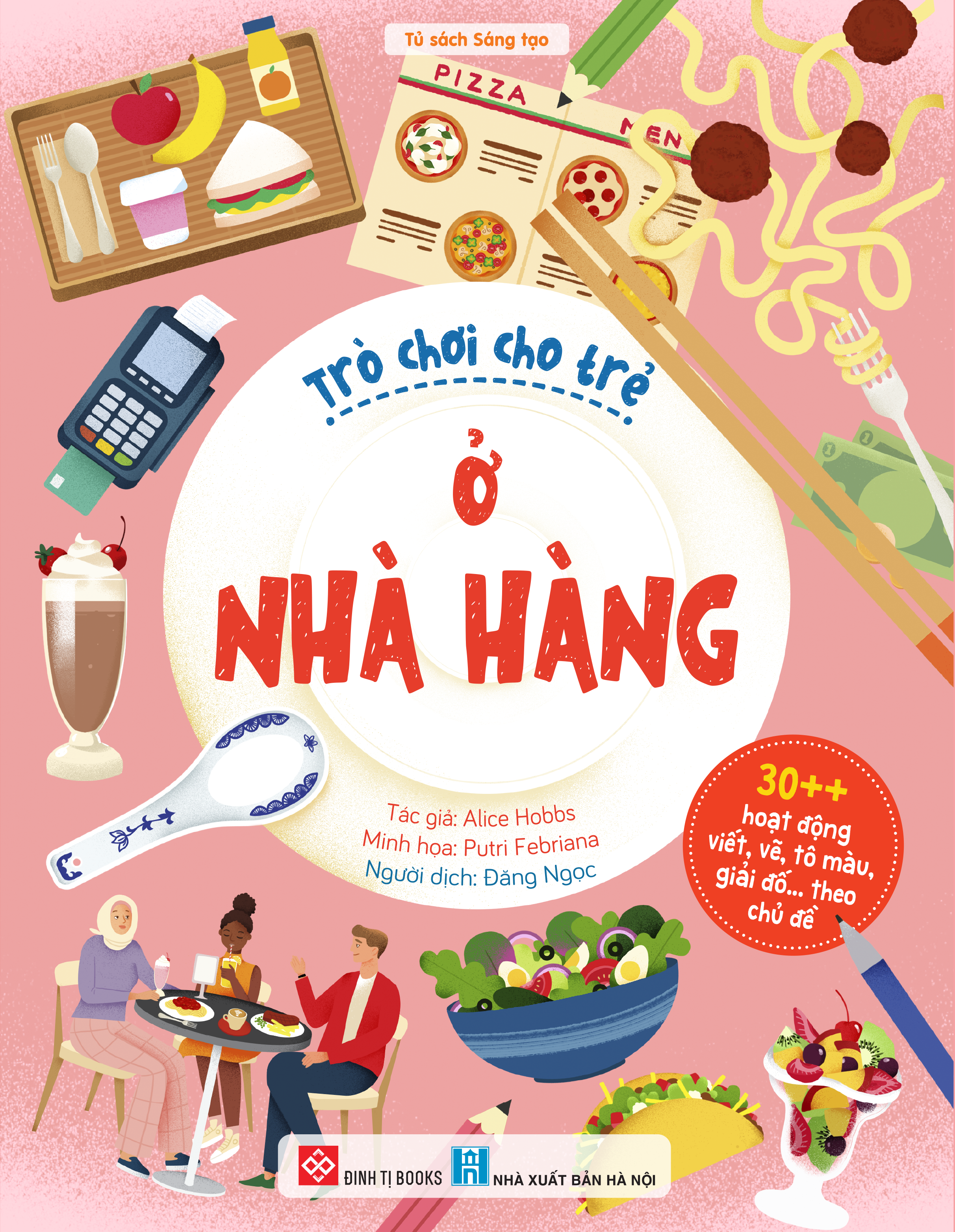 30++ hoạt động viết, vẽ, tô màu, giải đố... theo chủ đề - trò chơi cho trẻ - ở nhà hàng