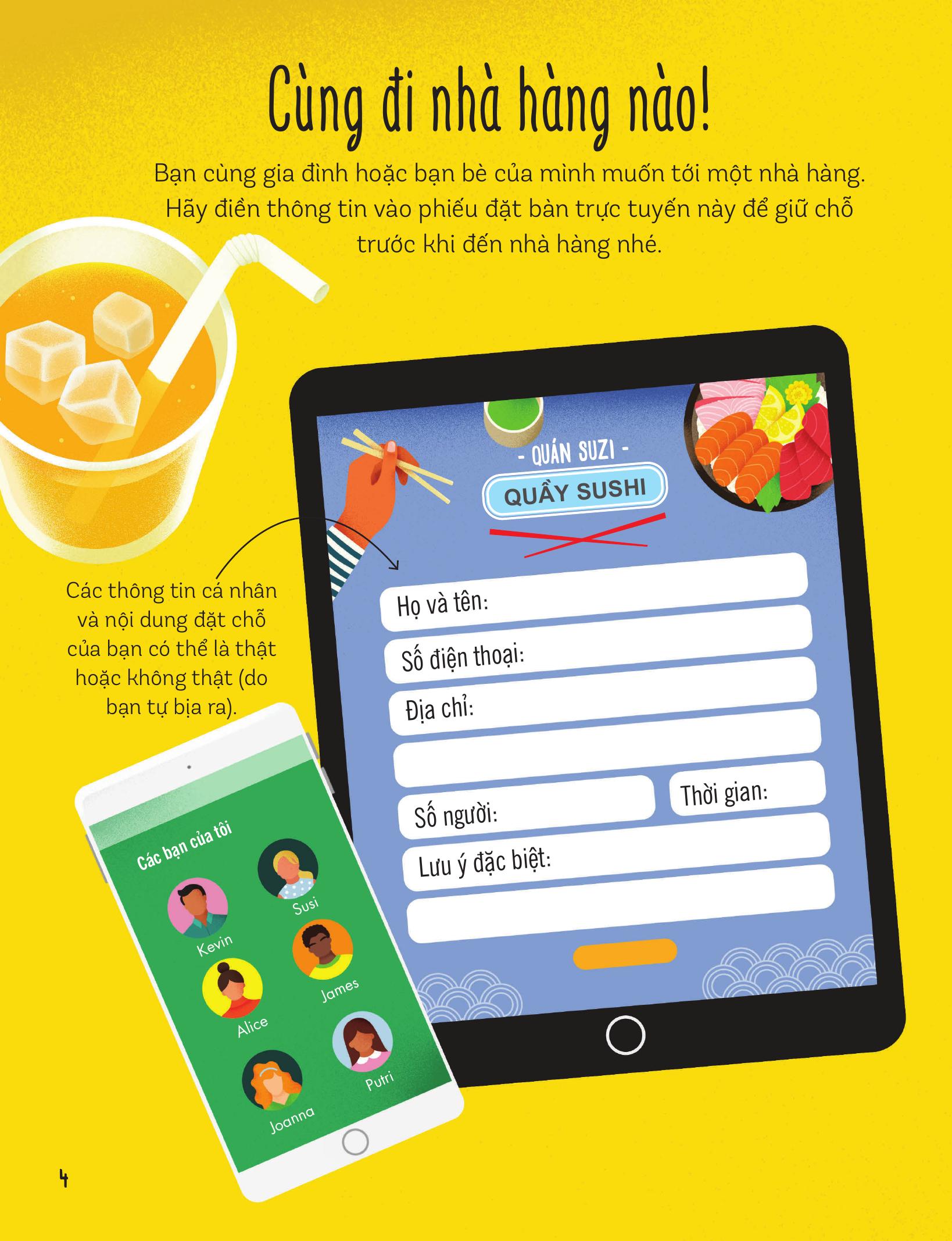 30++ hoạt động viết, vẽ, tô màu, giải đố... theo chủ đề - trò chơi cho trẻ - ở nhà hàng