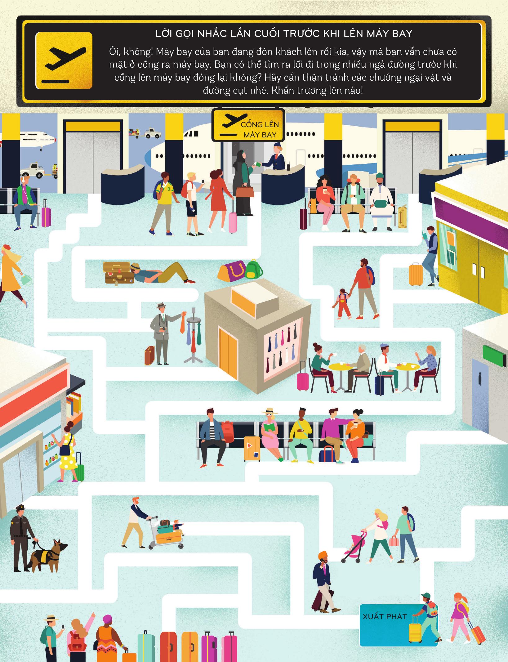 30++ hoạt động viết, vẽ, tô màu, giải đố... theo chủ đề - trò chơi cho trẻ - trên máy bay