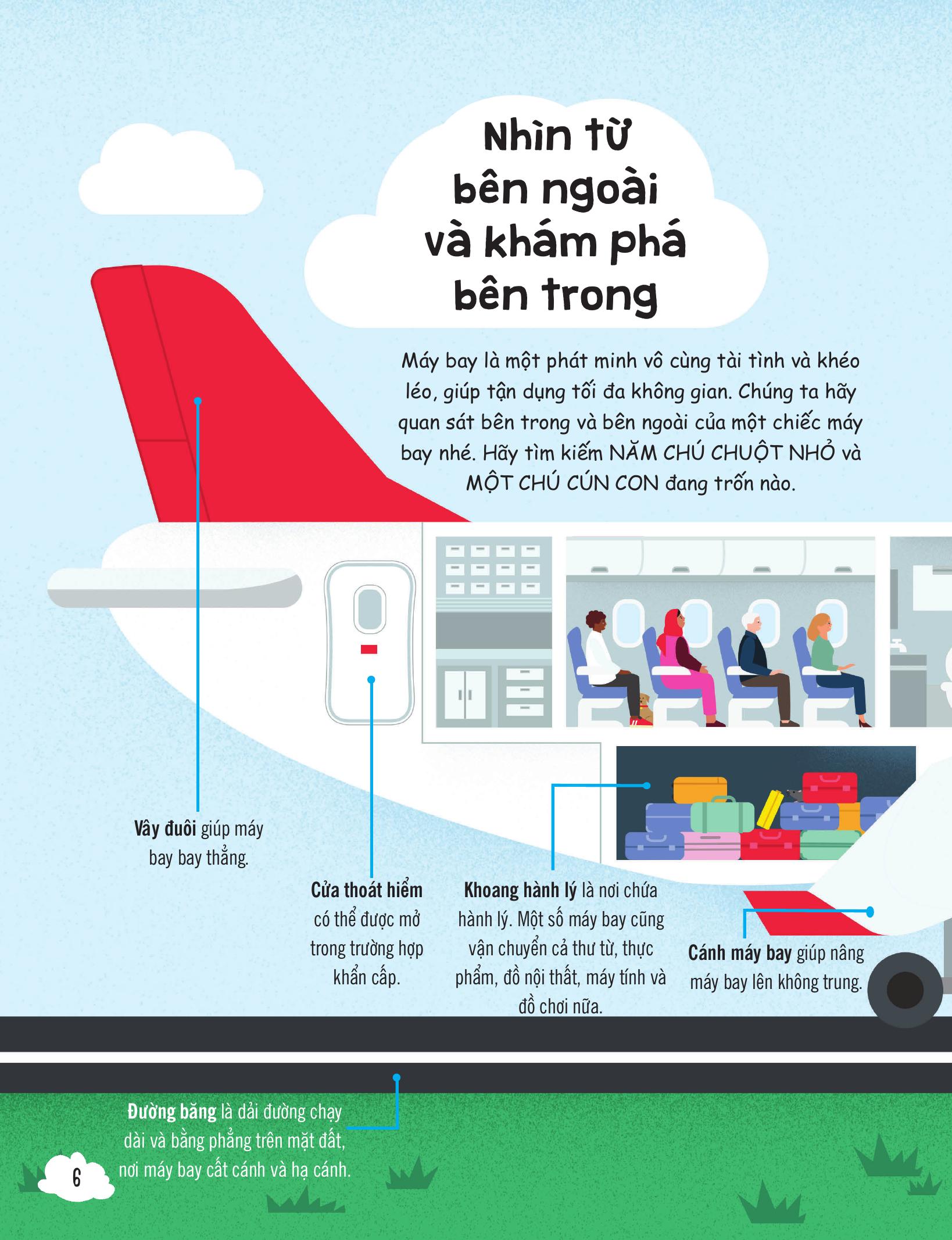 30++ hoạt động viết, vẽ, tô màu, giải đố... theo chủ đề - trò chơi cho trẻ - trên máy bay