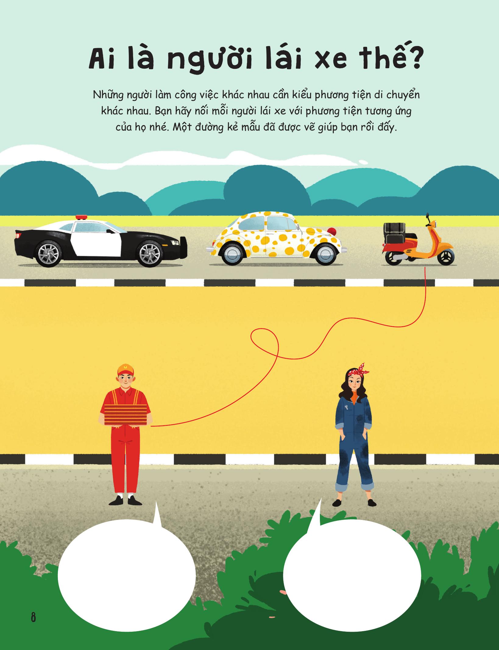 30++ hoạt động viết, vẽ, tô màu, giải đố... theo chủ đề - trò chơi cho trẻ - trên ô tô