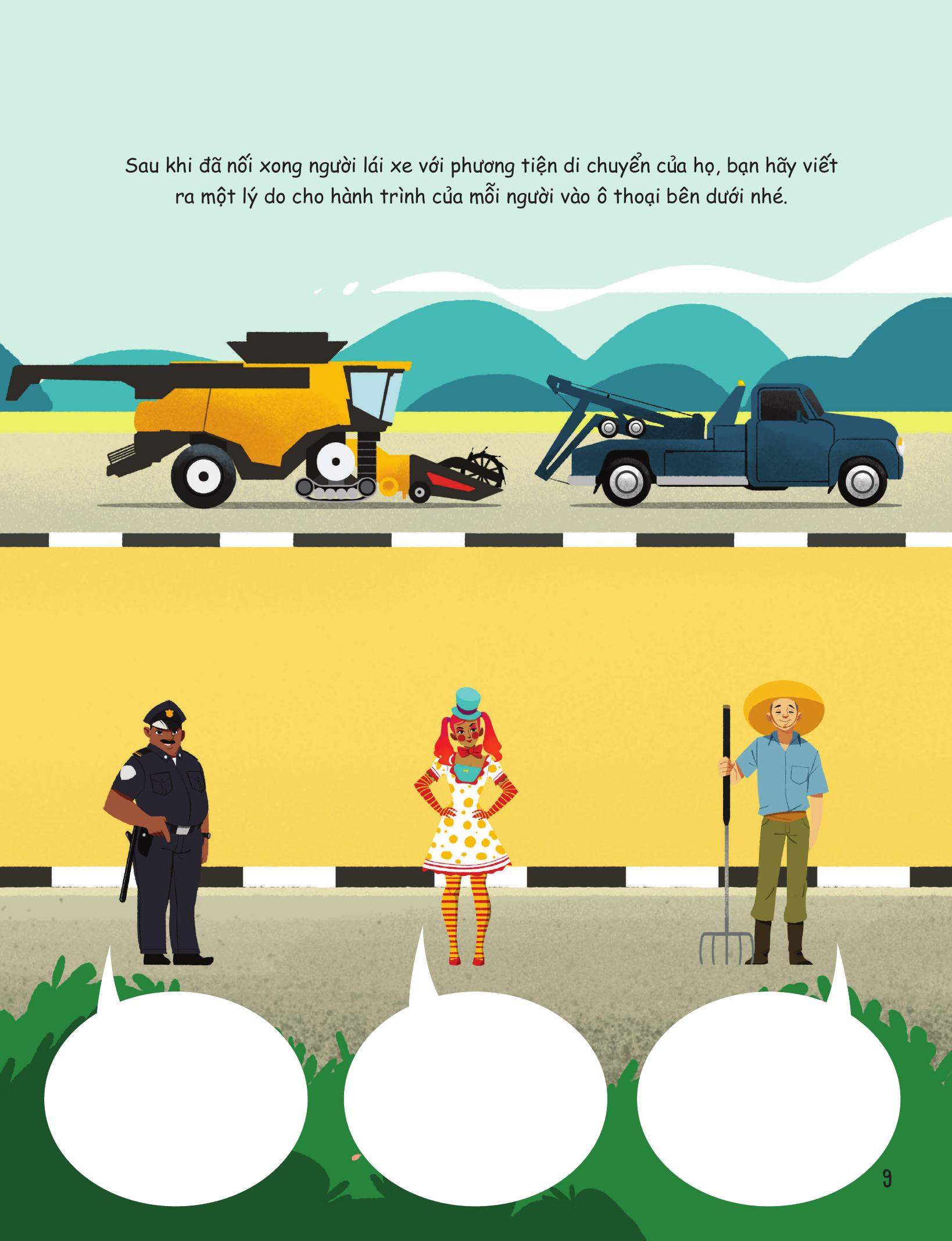 30++ hoạt động viết, vẽ, tô màu, giải đố... theo chủ đề - trò chơi cho trẻ - trên ô tô