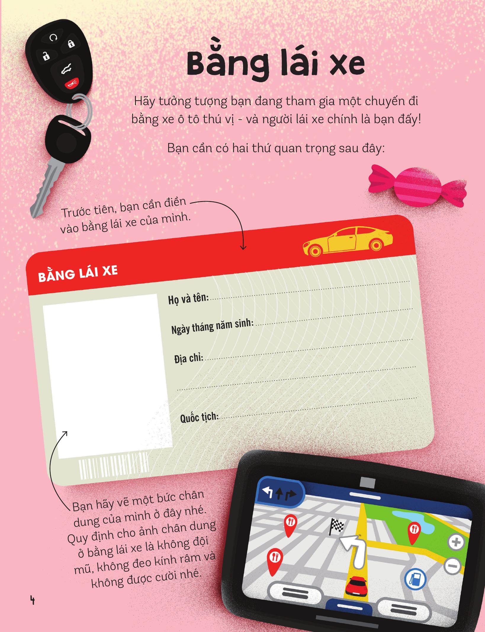 30++ hoạt động viết, vẽ, tô màu, giải đố... theo chủ đề - trò chơi cho trẻ - trên ô tô