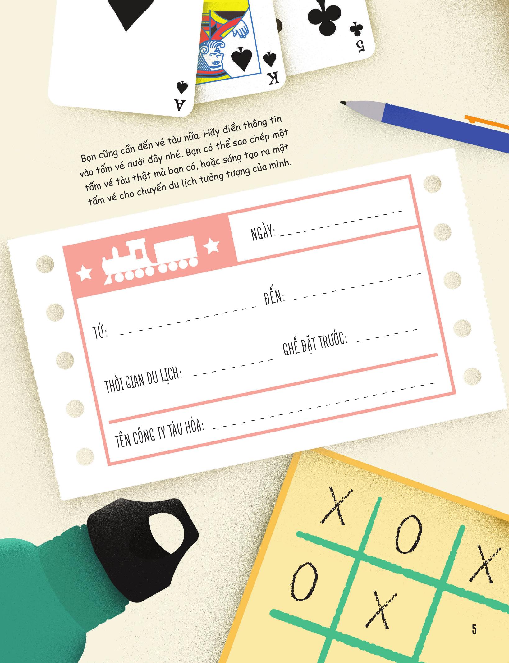 30++ hoạt động viết, vẽ, tô màu, giải đố... theo chủ đề - trò chơi cho trẻ - trên tàu hỏa