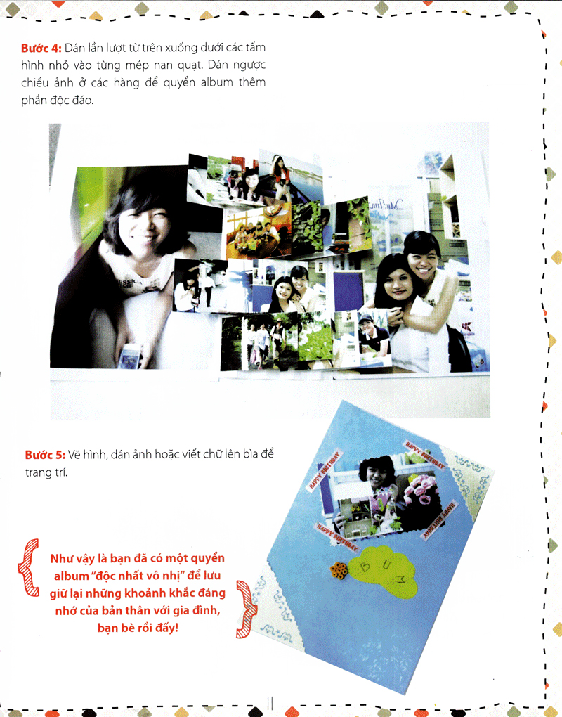 30 mẫu handmade cực xinh mẹ và bé cùng làm