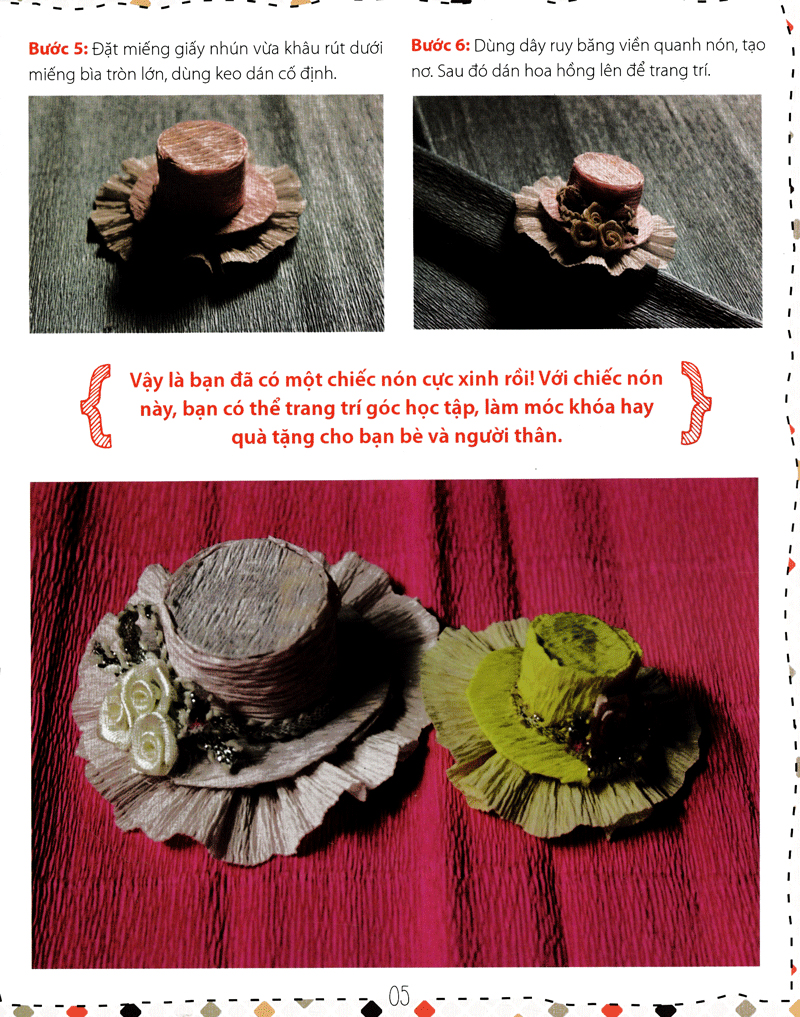 30 mẫu handmade cực xinh mẹ và bé cùng làm