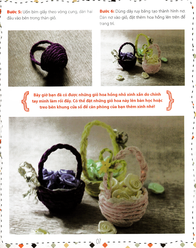 30 mẫu handmade cực xinh mẹ và bé cùng làm