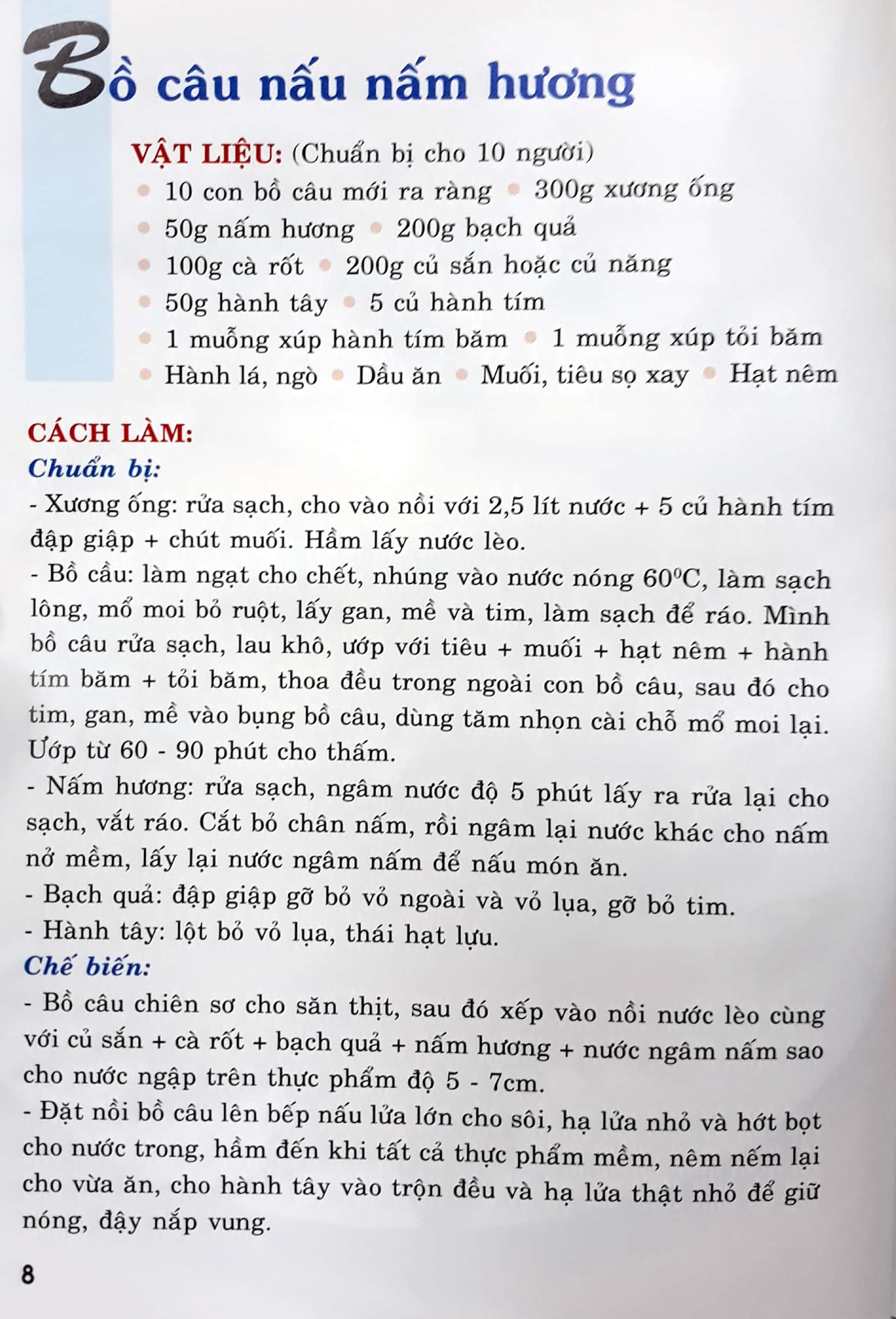 30 món ăn đặc sắc