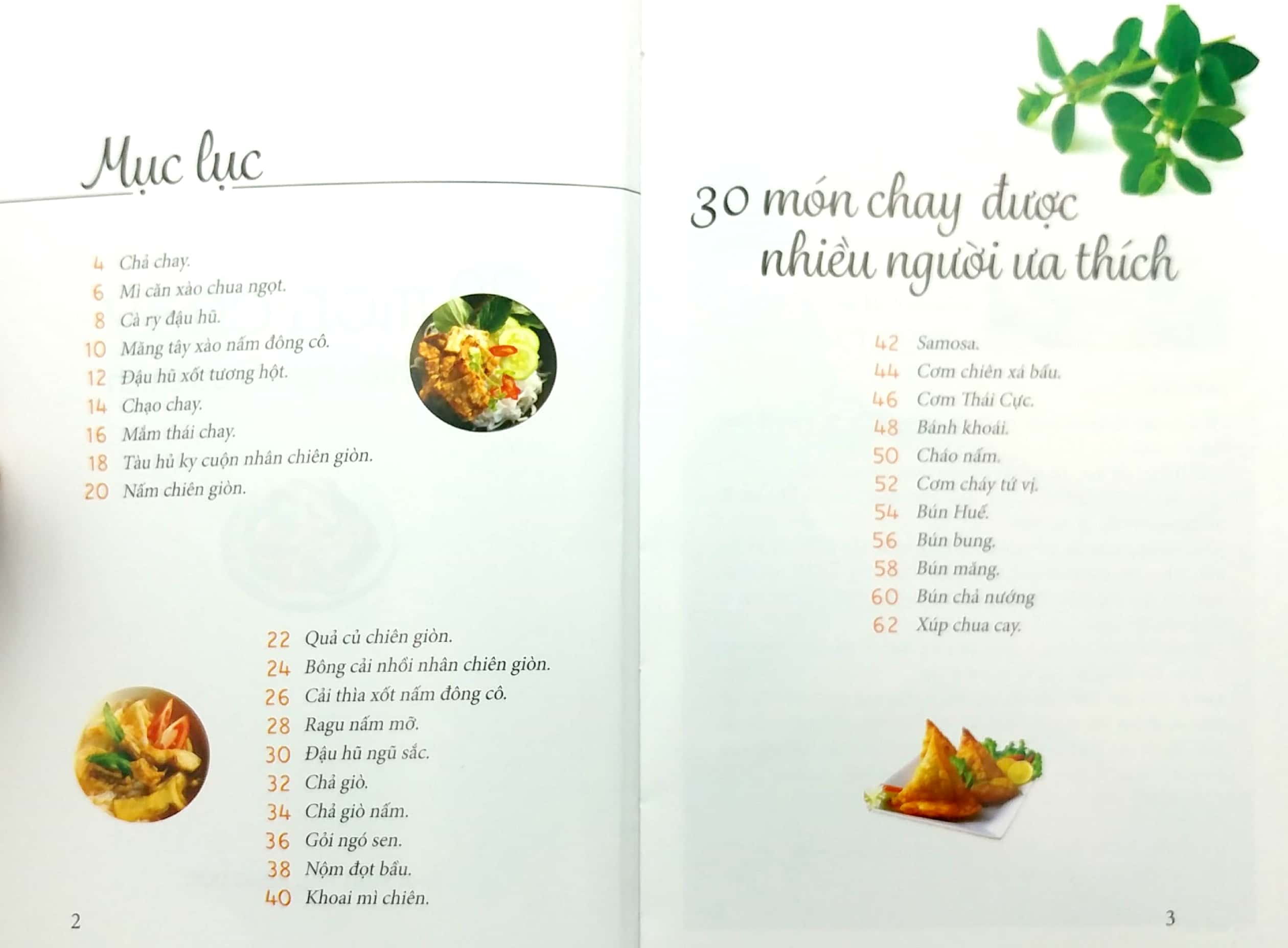 30 món chay được nhiều người ưa thích