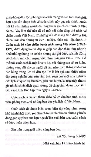 30 năm chiến tranh cách mạng việt nam (1945-1975)