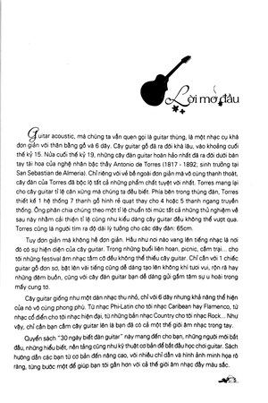 30 ngày biết đàn guitar (tái bản 2023)